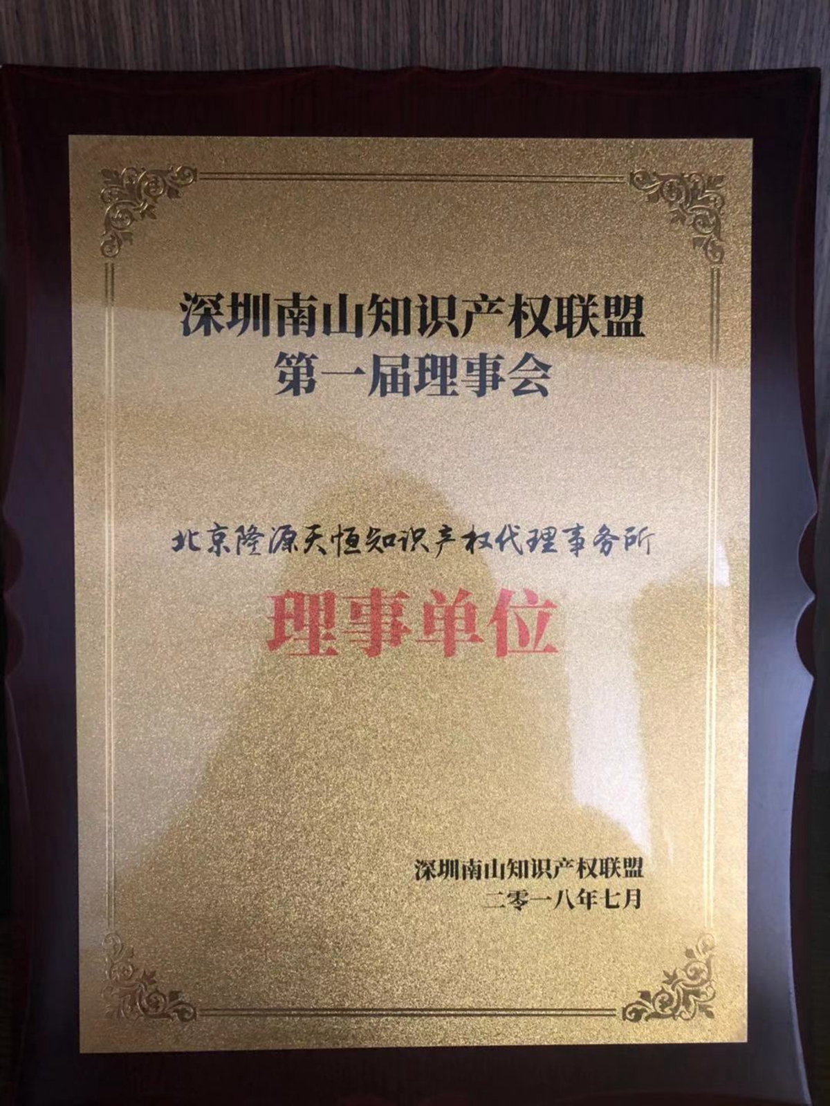 Member of the first Council of Shenzhen Nanshan Intellectual Property Alliance